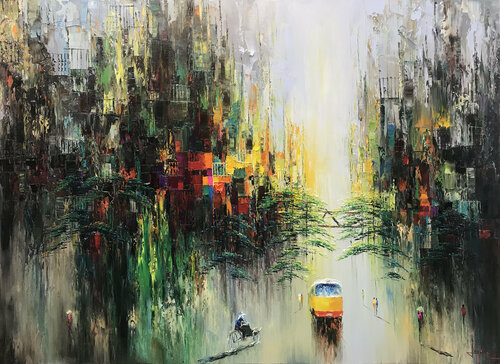 The seasonal change by Quan Le, Painting for Sale on Select