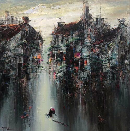 Rainy afternoon by Quan Le, Painting for Sale on Select