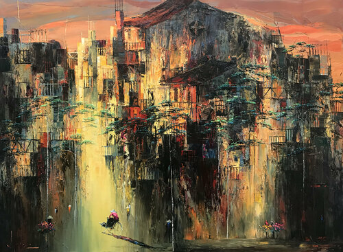 New sunny day by Quan Le, Painting for Sale on Select