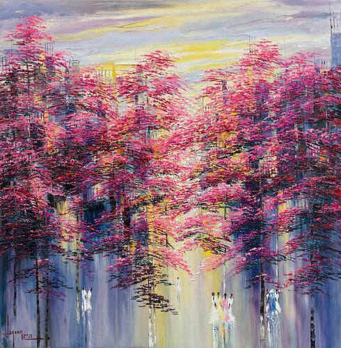 Late summer by Quan Le, Painting for Sale on Select