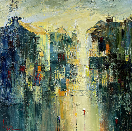Lovely by Quan Le, Painting for Sale on Select