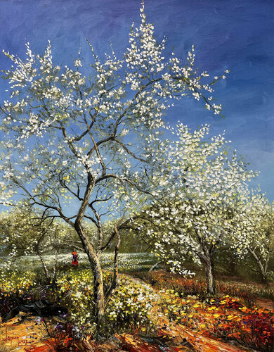 Early spring sunshine by Quan Le, Painting for Sale on Select