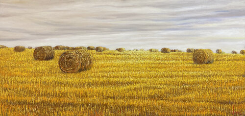 Harvest in Normandy by Quan Le, Painting for Sale on Select