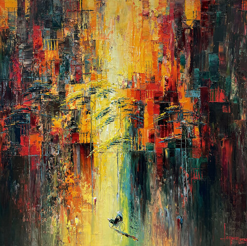 Brilliant spring by Quan Le, Painting for Sale on Select