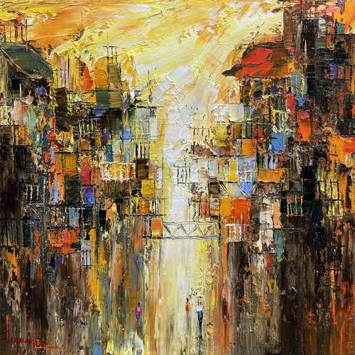 New Sunshine by Quan Le, Painting for Sale on Select