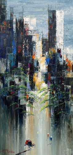 Rainy season by Quan Le, Painting for Sale on Select