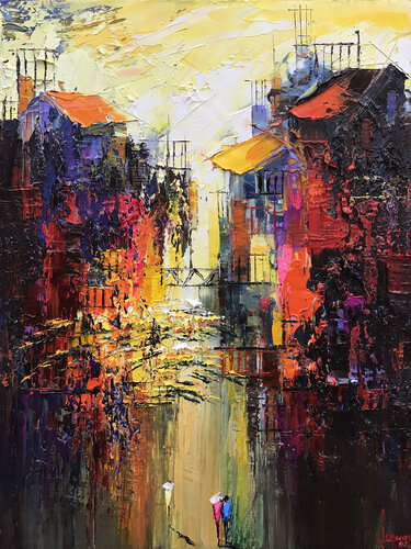 Summer afternoon by Quan Le, Painting for Sale on Select
