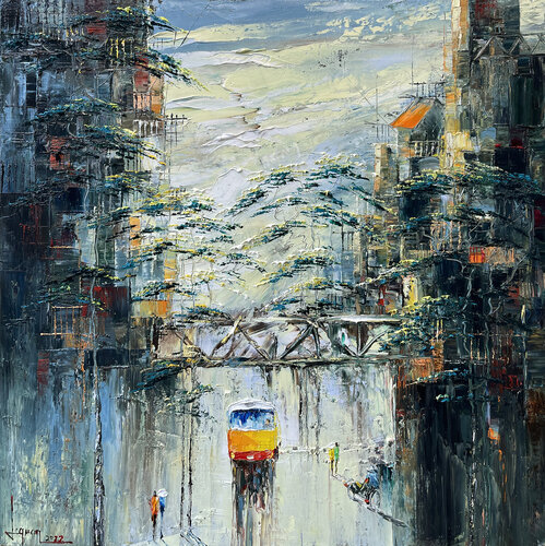 My city by Quan Le, Painting for Sale on Select