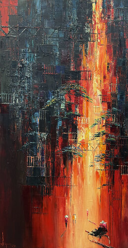 Before You Go by Quan Le, Painting for Sale on Select