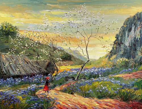 The way home by Quan Le, Painting for Sale on Select