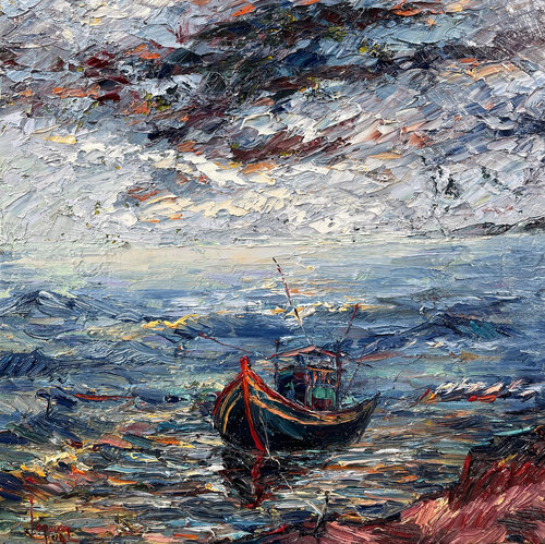 Storm season by Quan Le, Painting for Sale on Select