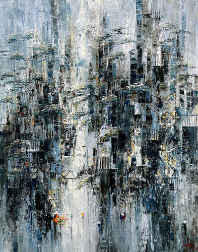 Milk flower scent by Quan Le, Painting for Sale on Select