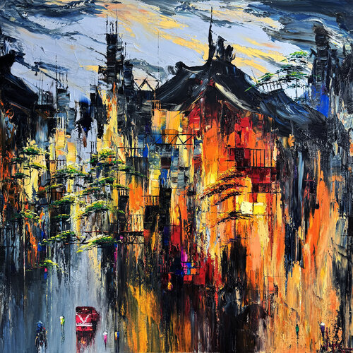 Heading Home by Quan Le, Painting for Sale on Select