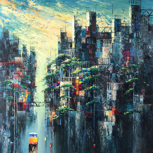 Dusk till Dawn by Quan Le, Painting for Sale on Select