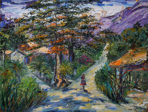 Border dimension by Quan Le, Painting for Sale on Select