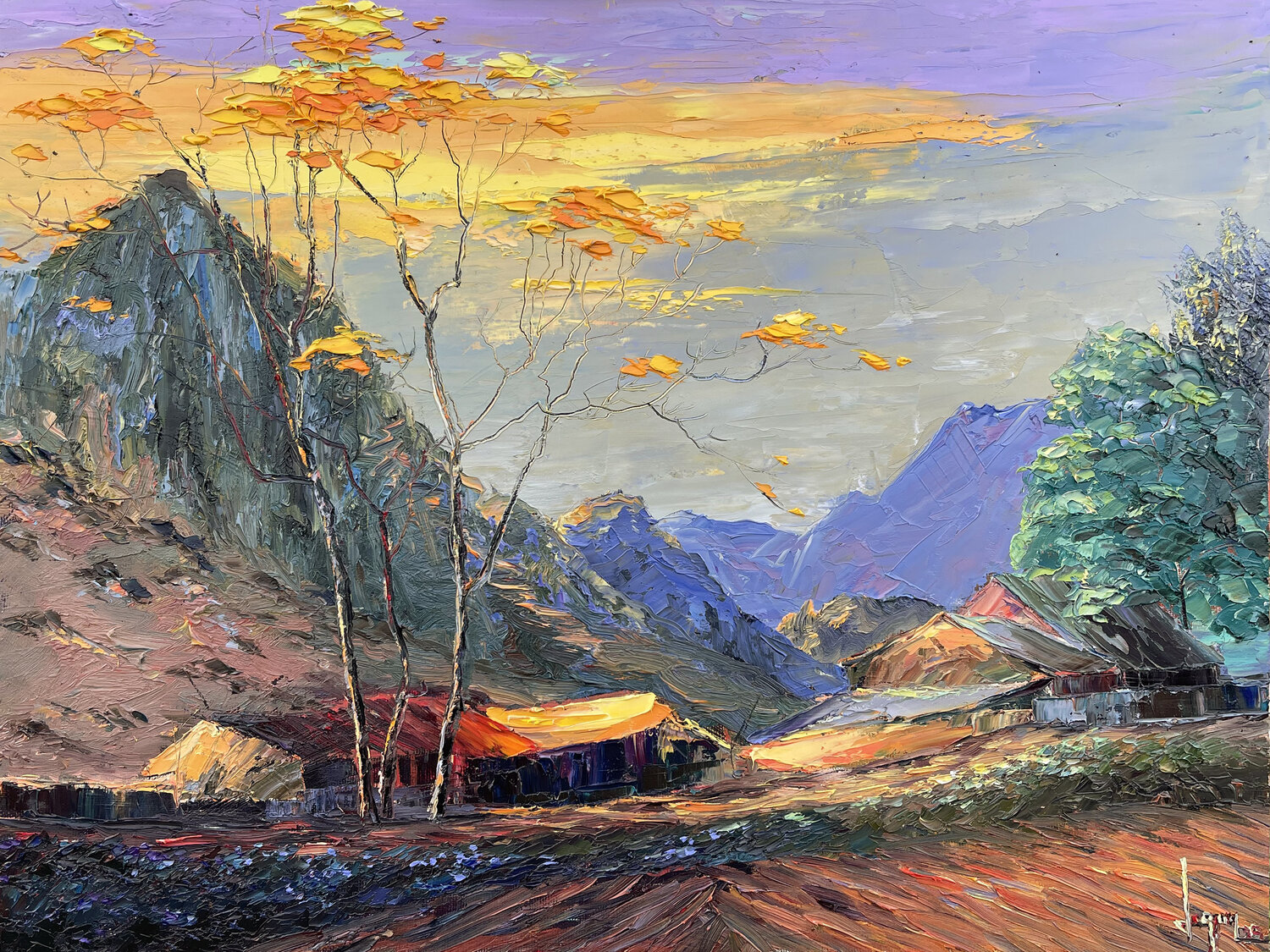 Dawn Quan Le Original painting for sale