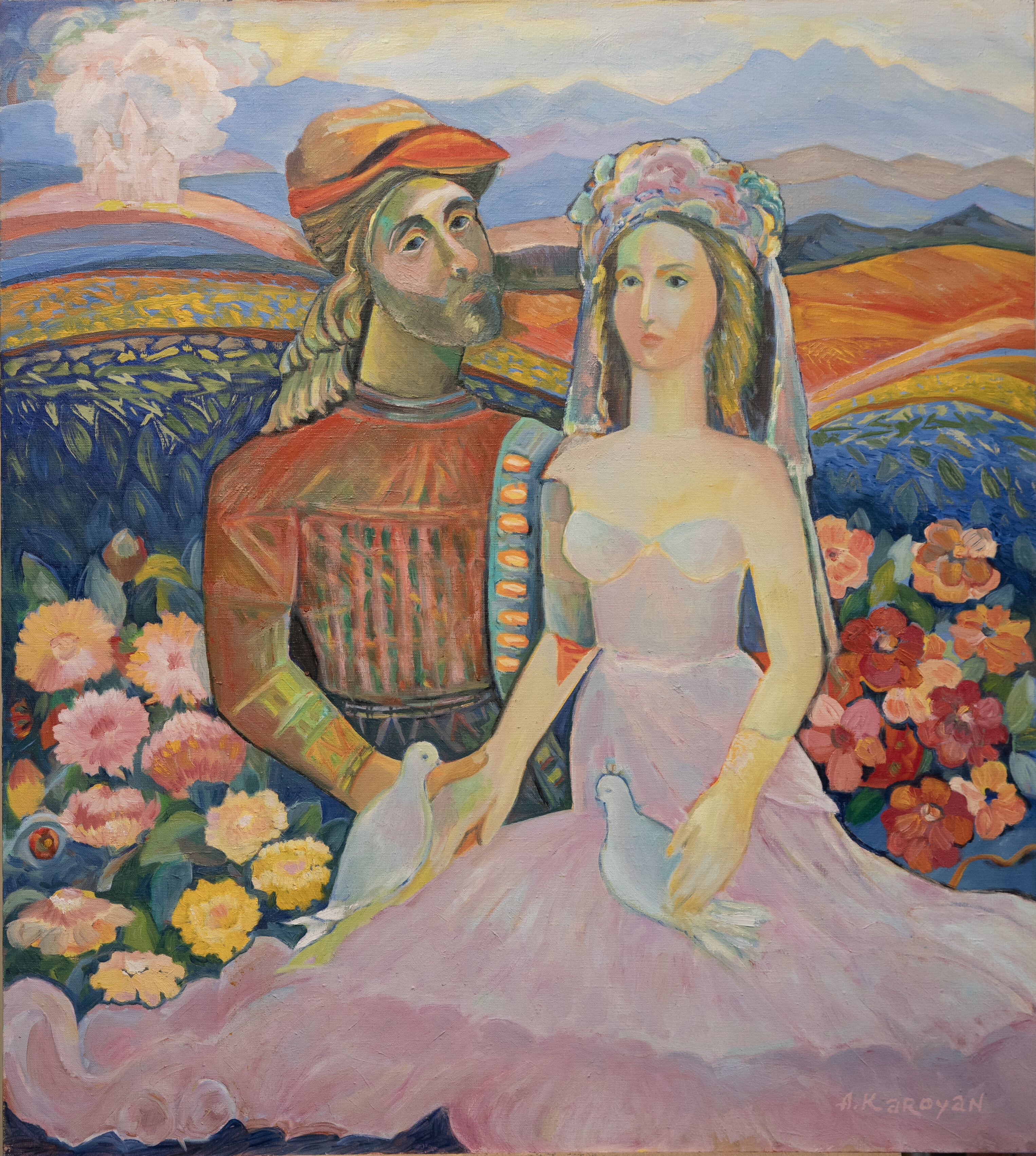 The girl in love