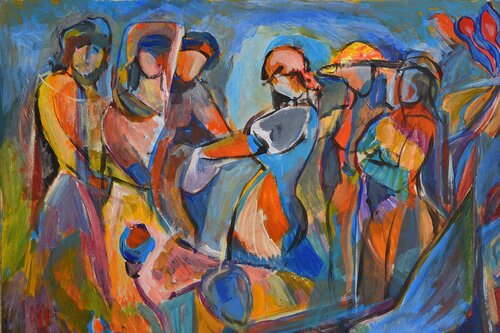 Outbreak by Albert Karoyan, Painting for Sale on Select