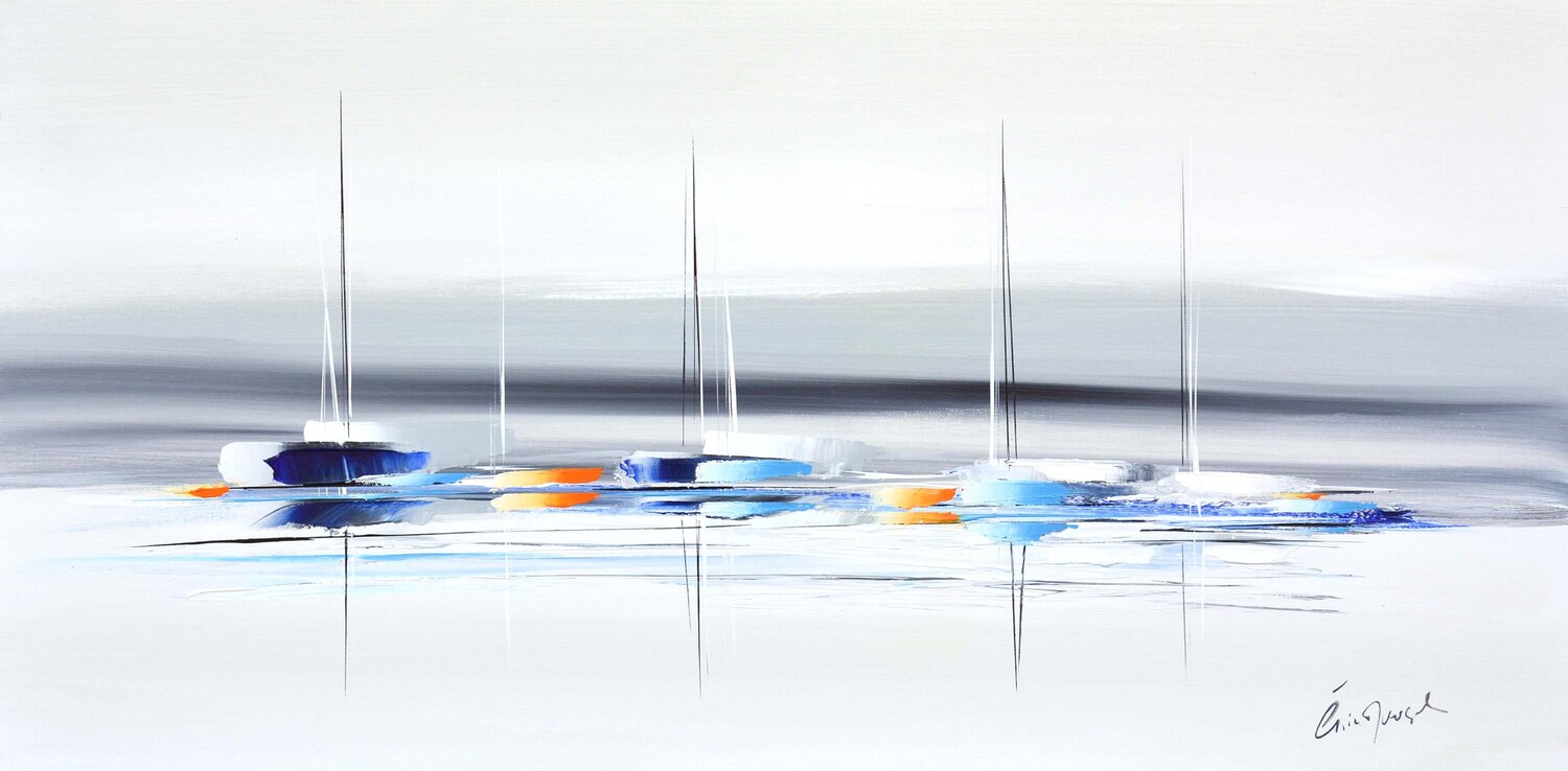 L'INSTANT MARIN Eric MUNSCH Original painting for sale