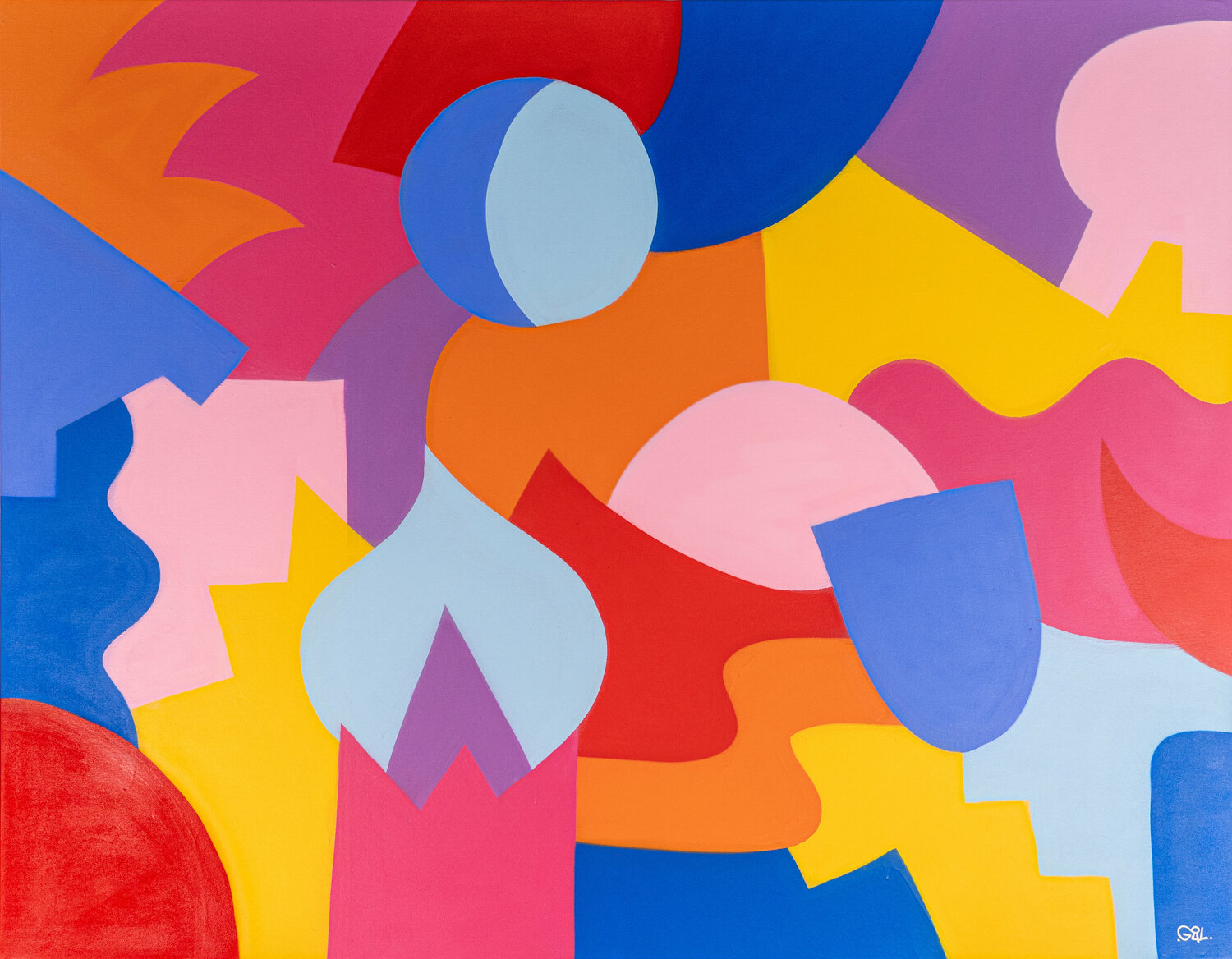 Amour III Guillaume & Laurie Original painting for sale