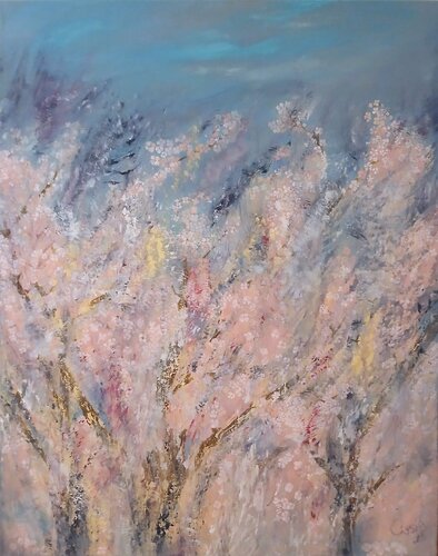 Silence du printemps by Cassia, Painting for Sale on Select