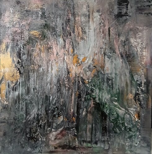 Angels in the rain by Cassia, Painting for Sale on Select
