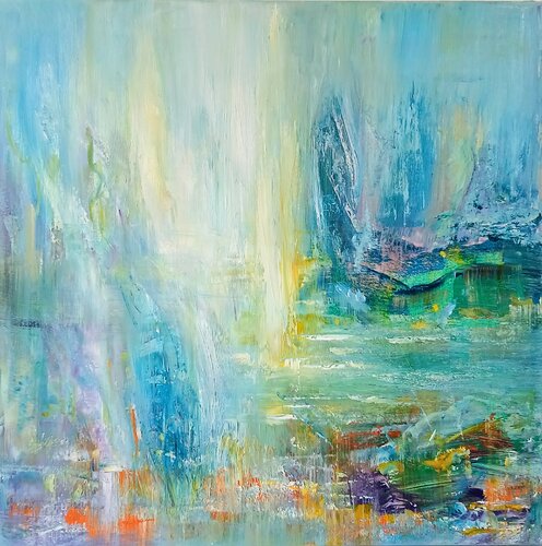 Cascades de Lumière by Cassia, Painting for Sale on Select