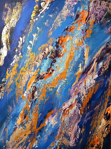 Vague d'Or by Cassia, Painting for Sale on Select