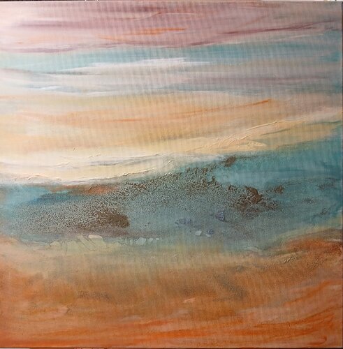 Sunrise Abstract by Cassia, Painting for Sale on Select