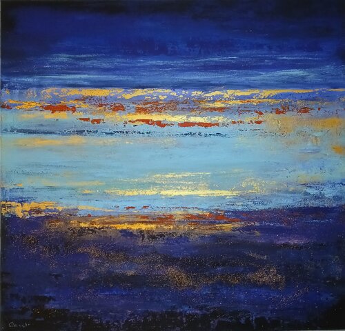 Sky over the ocean by Cassia, Painting for Sale on Select