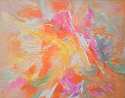 Fluid Sun by Cassia, Painting for Sale on Select
