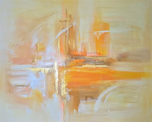 The golden sunset by Cassia, Painting for Sale on Select