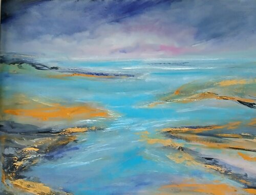 Flying with wind by Cassia, Painting for Sale on Select