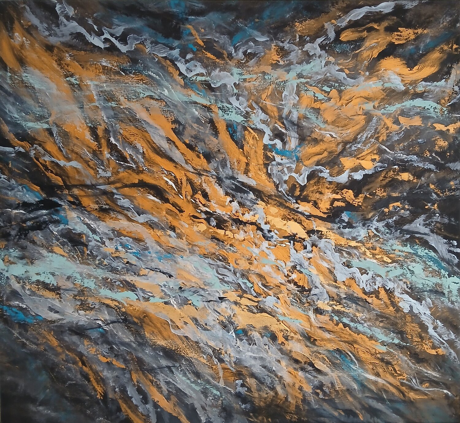 Golden Valley Cassia Original painting for sale