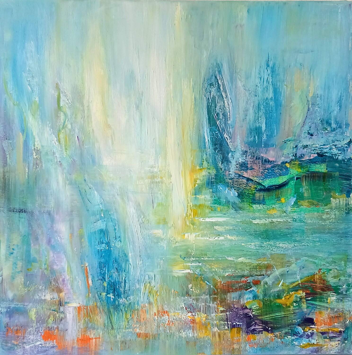 Cascades de Lumière Cassia Original painting for sale