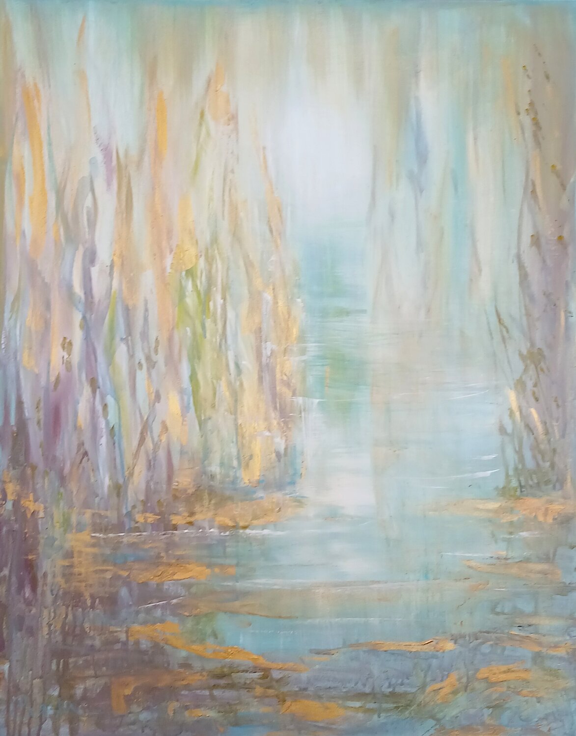 Silence in the forest Cassia Original painting for sale