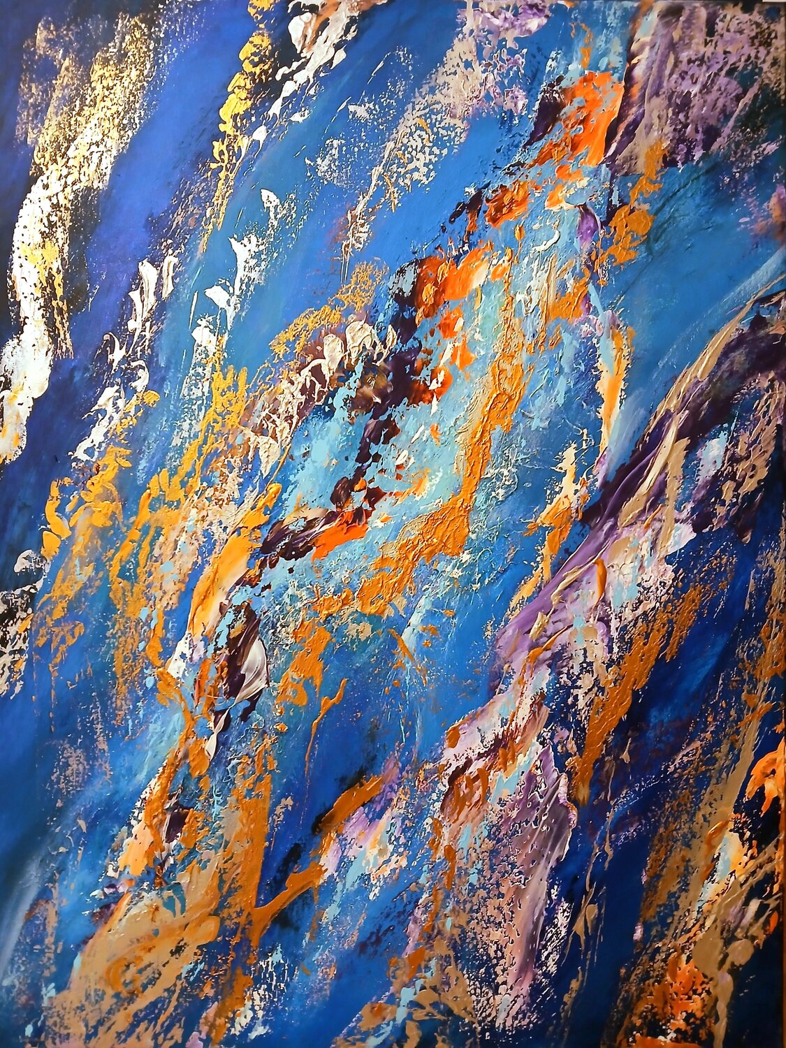 Vague d'Or Cassia Original painting for sale