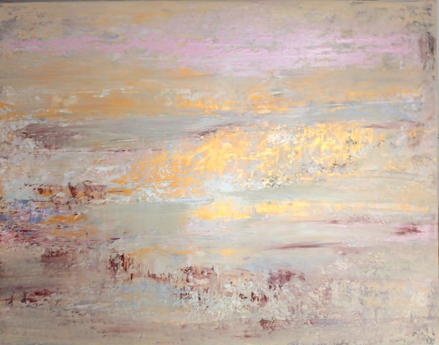 Golden mist Cassia Original painting for sale