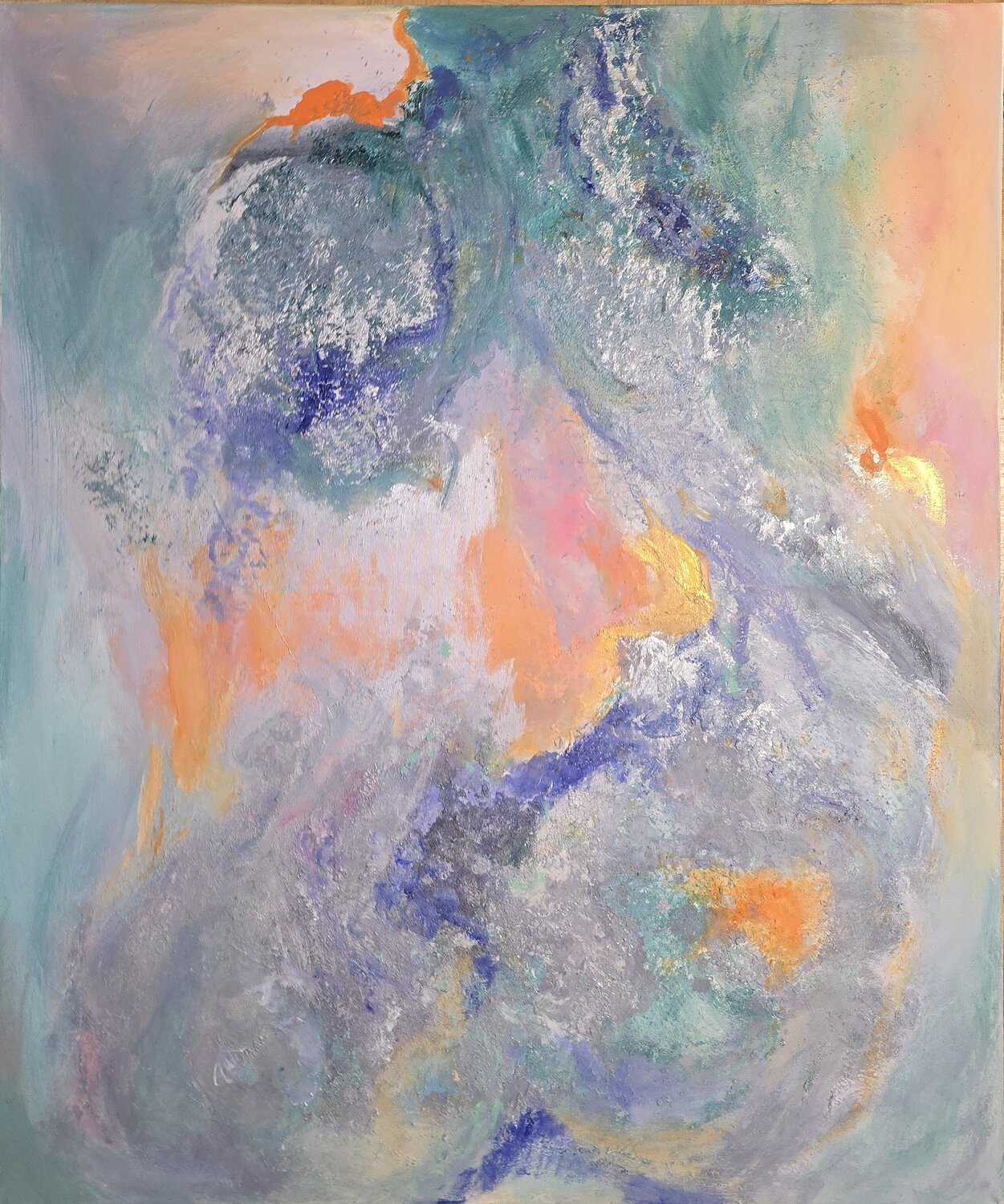 Sea Sunset Abstract Cassia Original painting for sale