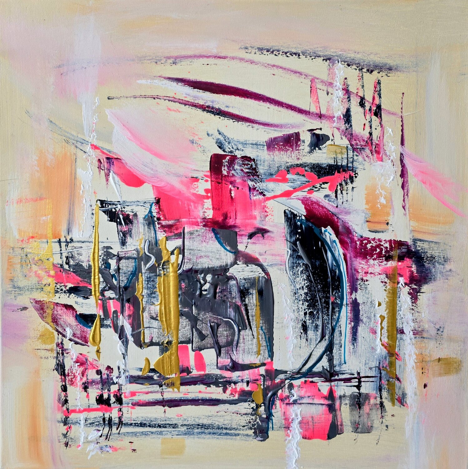 Fluid timescape Cassia Original painting for sale