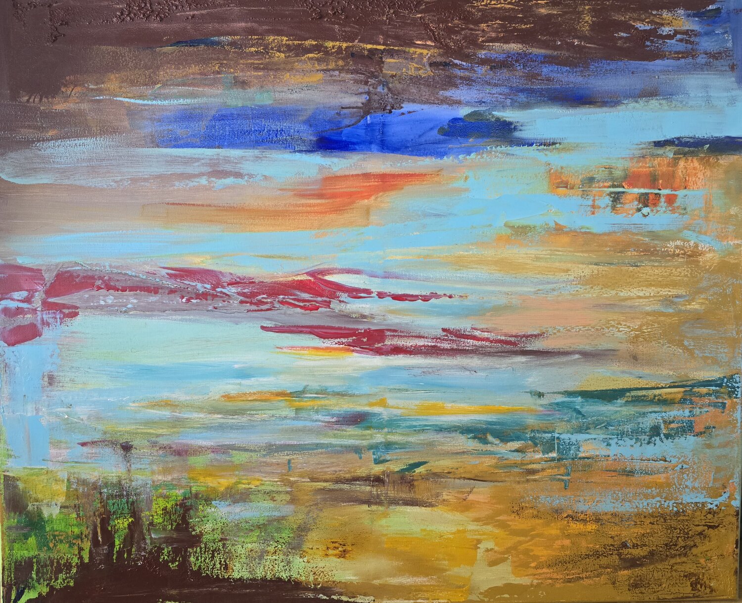 Over the sunset Cassia Original painting for sale