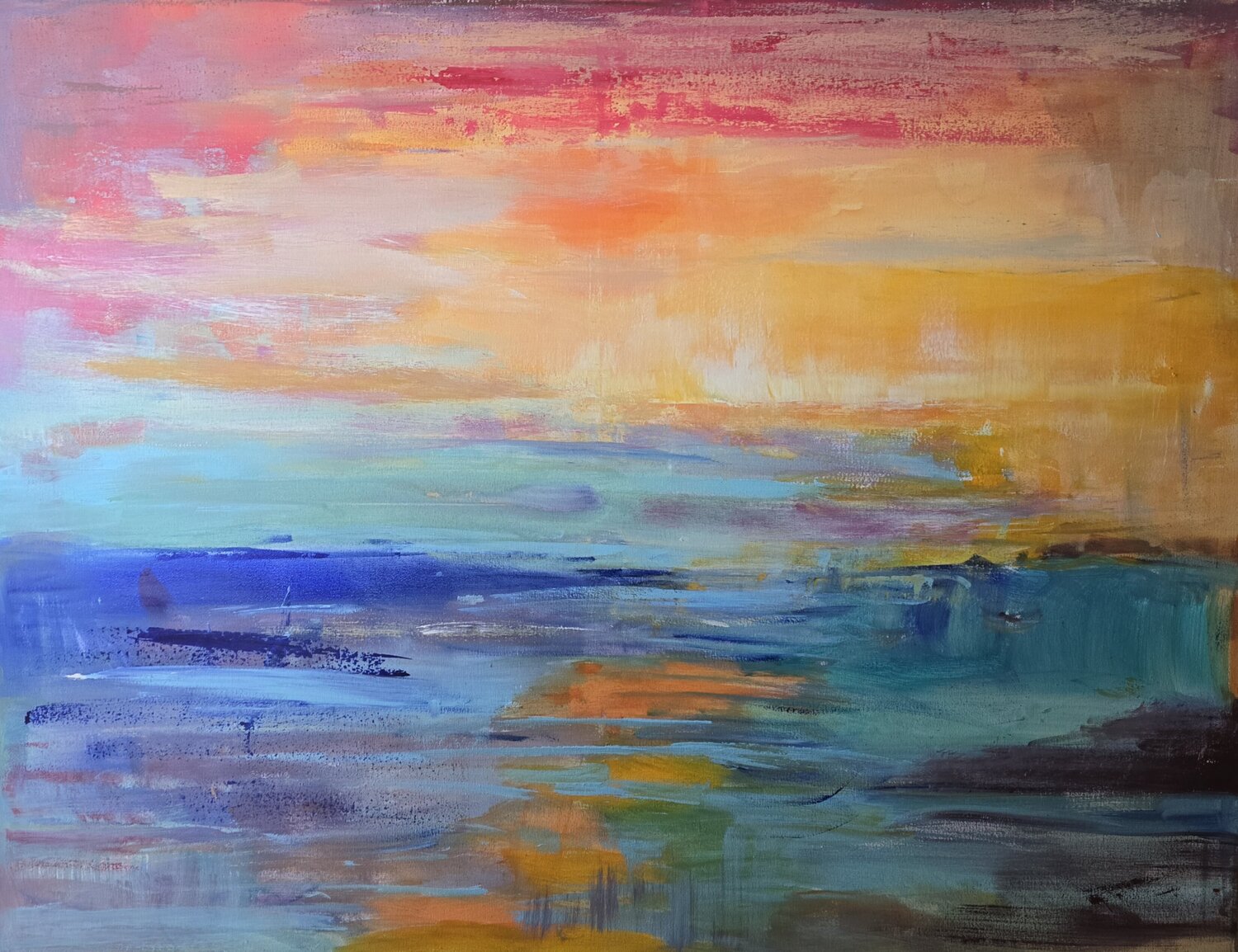 Espace fragile ensoleillée Cassia Original painting for sale