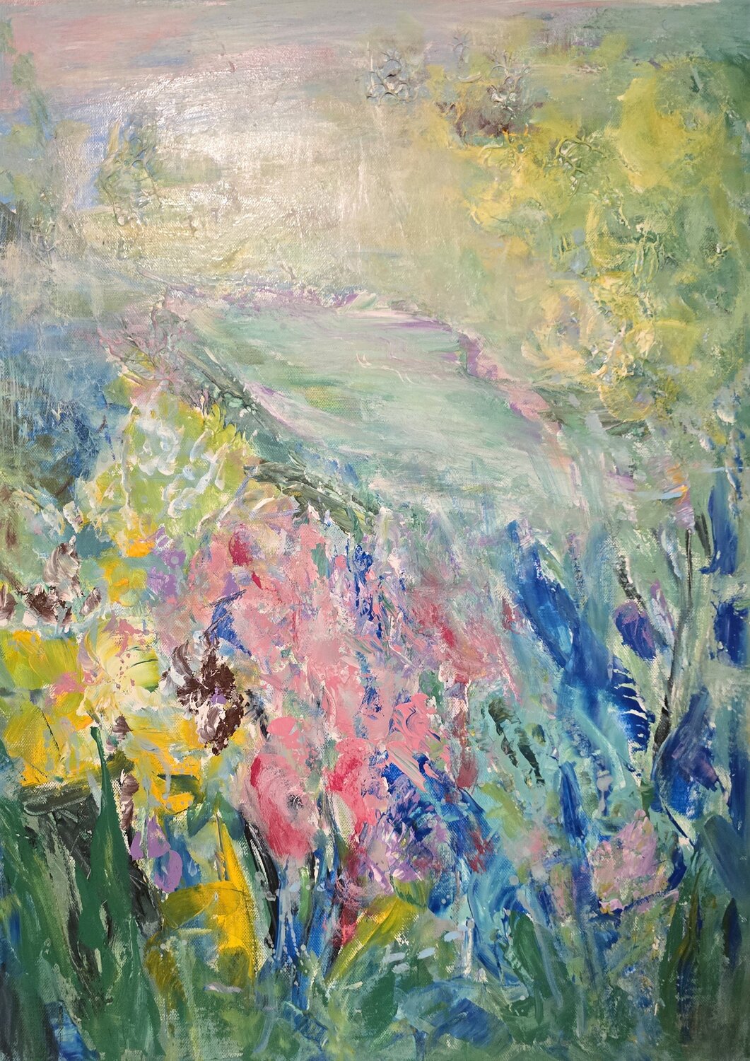 Misty pastoral II Cassia Original painting for sale
