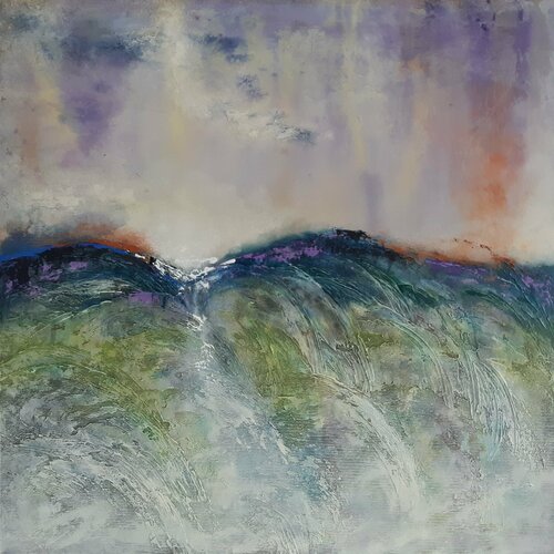 LE TEMPESTE ARRIVANO PER PULIRE IL CAMMINO... by Gabriela Aleksandra Szuba, Painting for Sale on Select