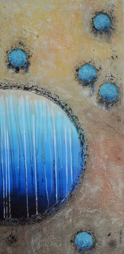 MYSTIC TURKUS by Gabriela Aleksandra Szuba, Painting for Sale on Select
