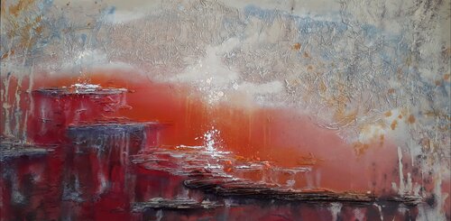 VERSO LA QUINTA DIMENSIONE by Gabriela Aleksandra Szuba, Painting for Sale on Select