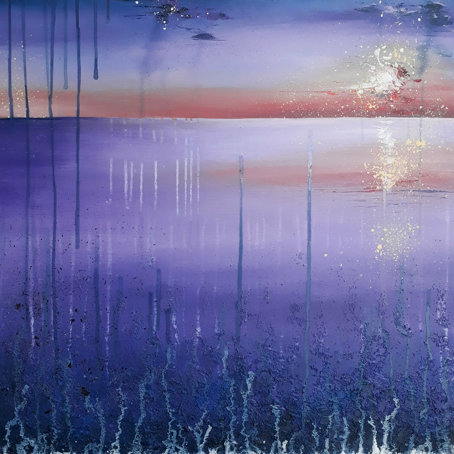 DALL'ALTRA PARTE DEL VELO Gabriela Aleksandra Szuba Original painting for sale