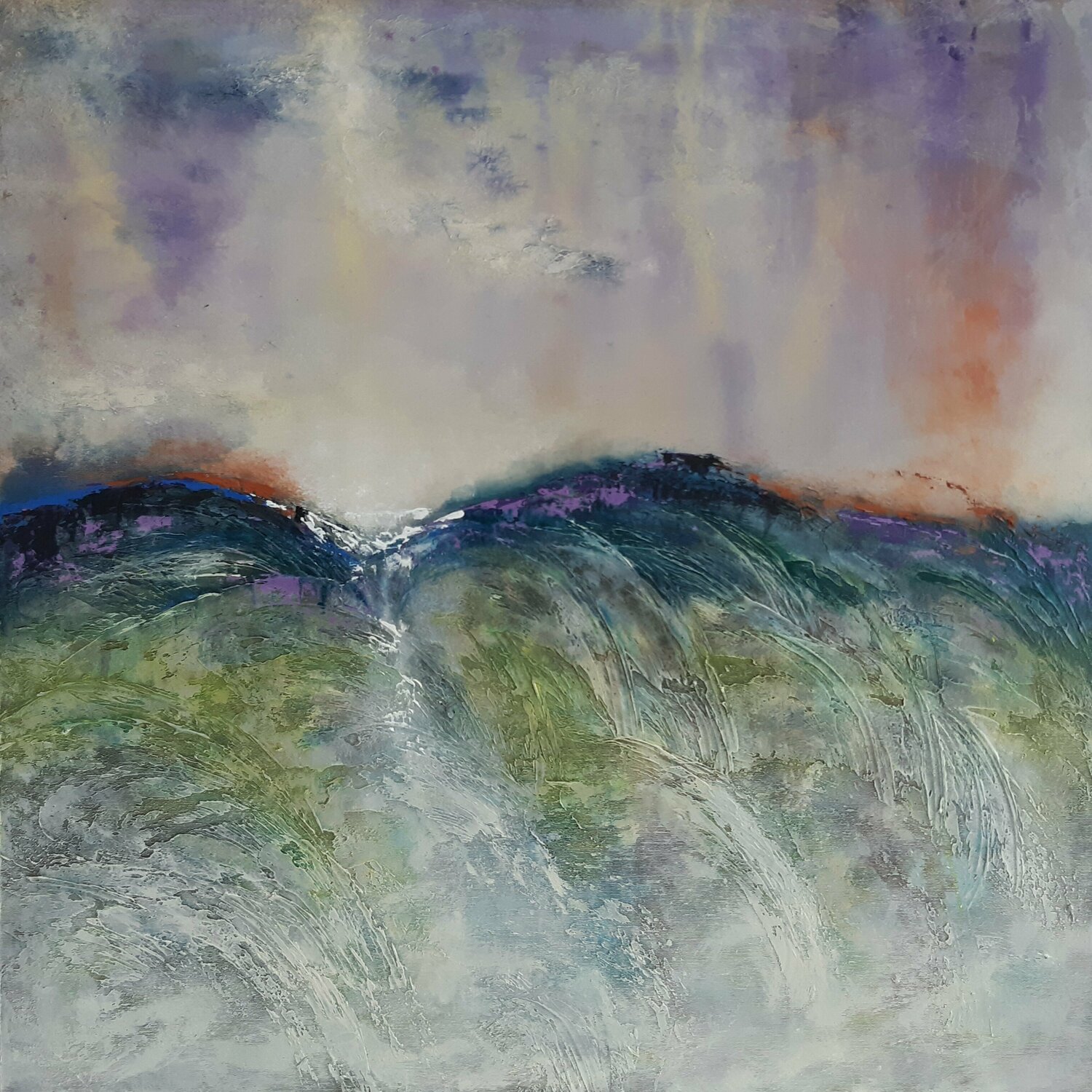 LE TEMPESTE ARRIVANO PER PULIRE IL CAMMINO... Gabriela Aleksandra Szuba Original painting for sale