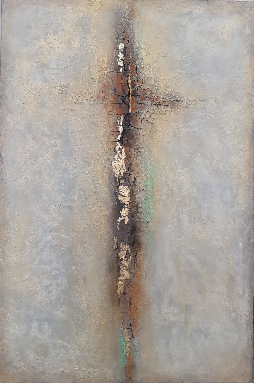 L'UMANITÀ SMARRITA Gabriela Aleksandra Szuba Original painting for sale