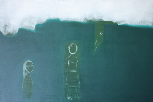The world of one divided by three by Min Zou, Painting for Sale on Select